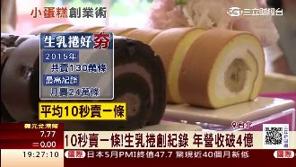 10秒賣一條！生乳捲年營收飆破4億