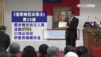 馬英九卸任前舖路　總統出境管理下修
