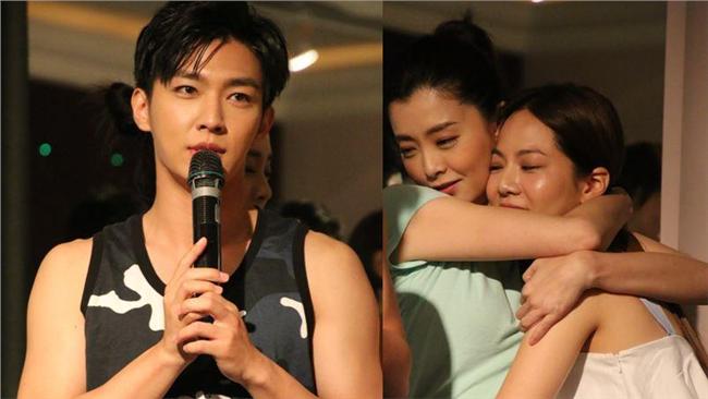 炎亞綸致詞　曾之喬、夏如芝抱成一團