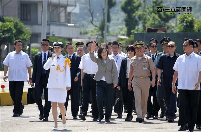 登沱江出港很感動　 蔡總統卻小口誤