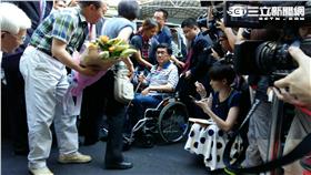 阿扁回北市老家