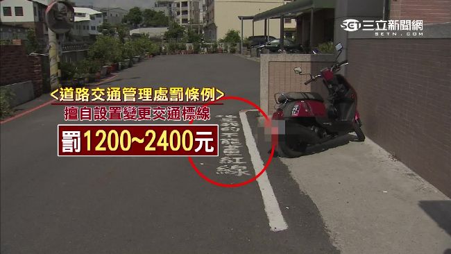 「我的地不准畫紅線」自改標線恐挨罰