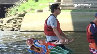 時代力量組龍舟隊　黃國昌當頭下指導