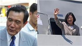 馬英九,蔡英文（合成圖／記者邱榮吉攝影／中央社）