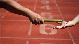 短跑,接棒,接力賽,田徑（示意圖／shutterstock／達志影像）