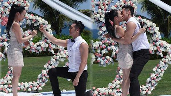 鍾麗緹嫁了！男友節目現場求婚成功
