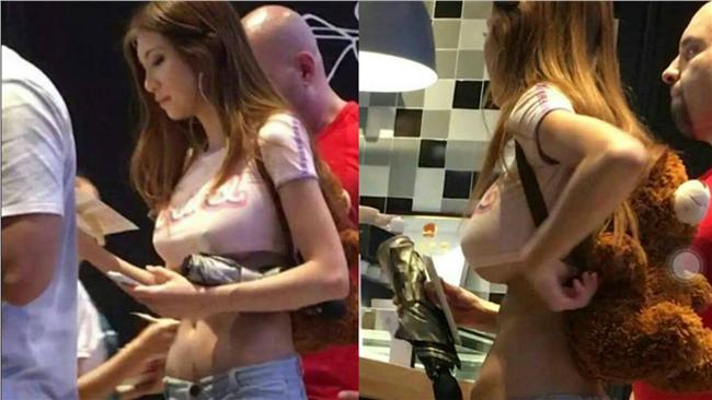 辣妹洩激凸「南半奶」？網友鼻血四射