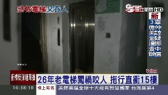 26年老電梯「咬人」　大媽慘遭斷腿