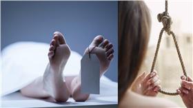 自殺,輕生,上吊,憂鬱症,遺書
合成圖／達志影像