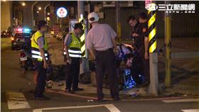 輔大3名攤商騎車遭撞倒後沿街追砍成傷（翻攝畫面）