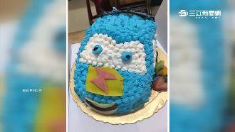 蛋糕被惡搞　閃電麥坤慘變「憤怒鳥」
