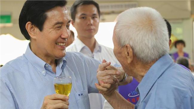 馬：榮民血汗犧牲　讓大家能安居樂業