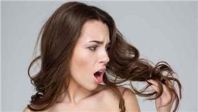 頭髮毛躁分岔／達志影像／美聯社