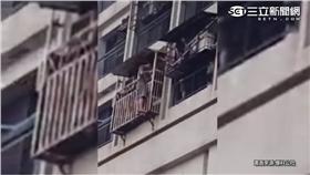 跳樓,鐵窗,自殺,經濟,救援