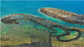 澎湖,雙心石滬,七美（圖／shutterstock／達志影像）