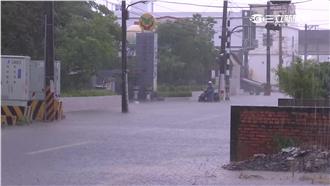 雨勢驚人！南港時雨量逾100毫米