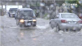 豪大雨直直落！桃園市列一級淹水警戒