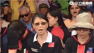 老憲兵踢正步　周美青領唱中華民國頌