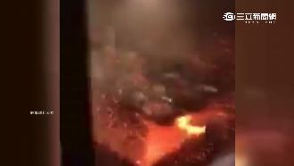 燒烤吃到「發爐」！民眾直擊爆炸瞬間