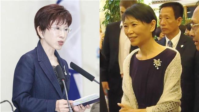 周美青、洪秀柱　現身待遇差很大