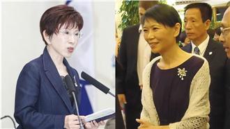 周美青、洪秀柱　現身待遇差很大