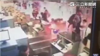 影／上海浦東機場　直擊爆炸一瞬間