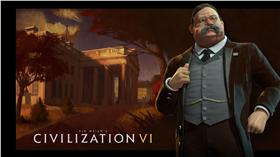  文明帝國6 2K Firaxis Games 策略遊戲　西奧多羅斯福