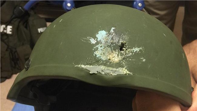 美夜店槍響長達一首歌！警頭盔被打穿