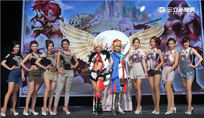 虛實跨界合作、奧爾資訊傾力走出遊手新格局，「天使帝國－幻獸之月」正式發行，自研營運、IP、電商平台三箭齊發。（記者邱榮吉/攝影）

