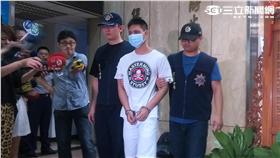 周嫌狠砍李翁27刀後逃離現場（楊忠翰攝）