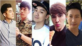 林佑威、黃騰浩、謝佳見、Darren邱凱偉、施易男臉書＋《我的寶貝四千金》、《我的極品男友》、《大人情歌》、《紫色大稻埕》臉書