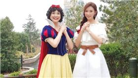 林志玲,上海迪士尼,圖／林志玲微博