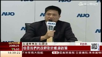 面板業遇嚴峻挑戰　彭双浪憂限電議題