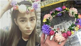 昆凌,周杰倫,周董,小周周,Hathaway,慶生,花環,花圈,頭花,小禮服,DIY-組圖／翻攝自昆凌Hannah臉書