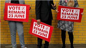 英國、脫歐、歐盟、公投、投票（圖／路透社／達志影像）