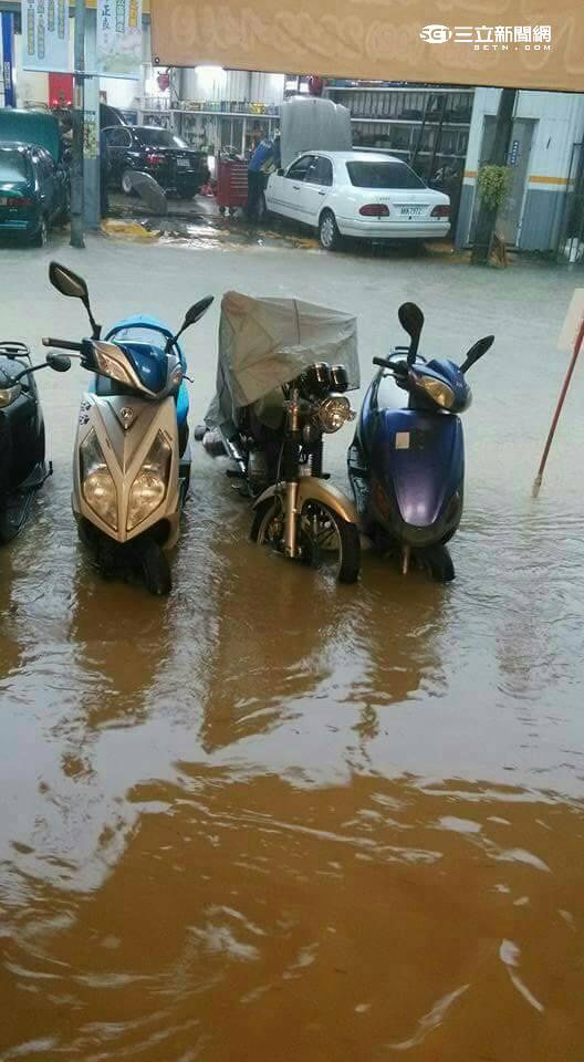 汐止淹水災情（圖／民眾提供）