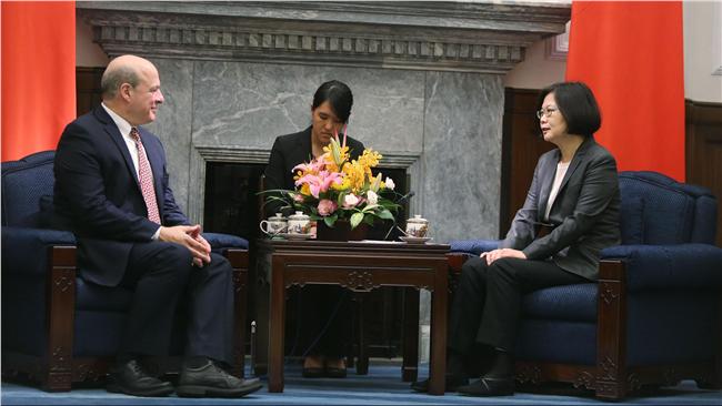 蔡接見美官員　盼助我國參與TPP