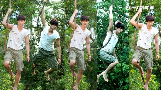 《狼王子》張軒睿吊鋼絲帥氣飛越叢林