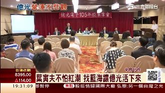 葉寅夫不怕紅潮　找藍海讓億光活下來