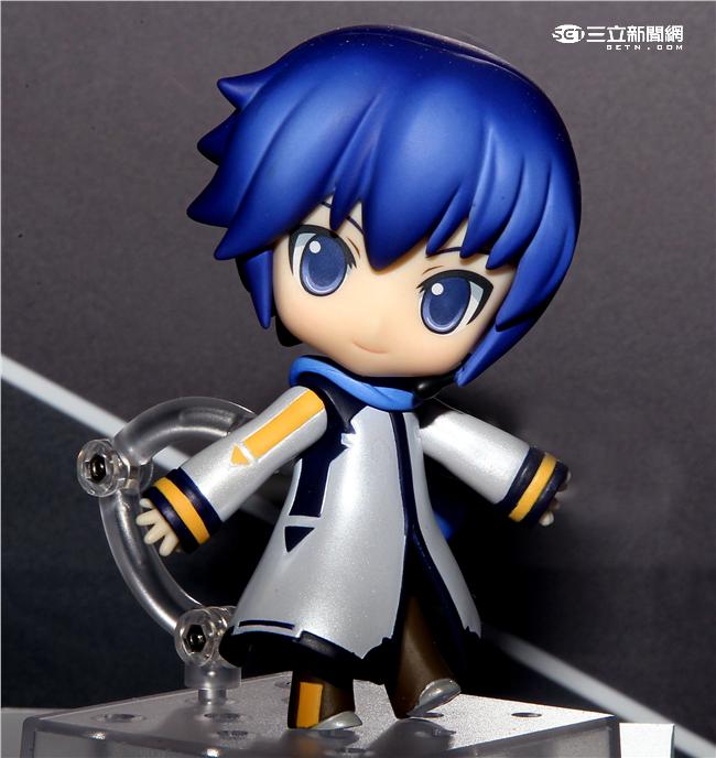 「看得見的聲音：初音未來」特展，黏土人、初音未來。（記者邱榮吉/攝影）