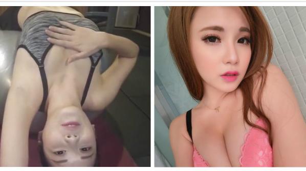 女星直播健身　動作過大D奶整個彈出