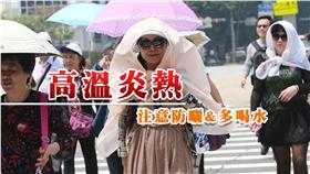 高溫炎熱(圖/中央社)