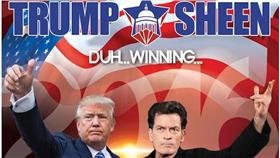 查理辛與川普
（圖／翻攝自theblaze.com）