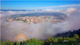 埔里虎頭山耶穌圈、甜甜圈美照。（圖／趙令級牧師提供）