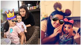 賈靜雯,梧桐妹,咘咘(賈靜雯臉書)
