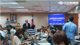 國民黨立委退席抗議。（圖／記者盧素梅攝）