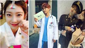 翻攝自金珉錫ＩＧ　TWICE IG 韓部落格照片 定延 昇延 合成圖