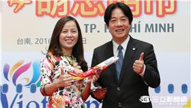 越捷台南-胡志明市首航　賴清德也盛讚