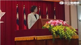 蔡英文受階 記者盧冠妃攝