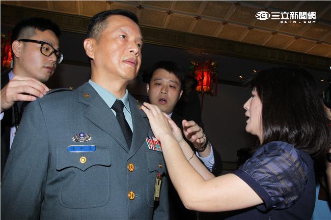 國防部發言人陳中吉晉任少將。（記者邱榮吉/攝影）
